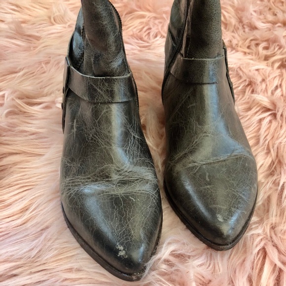 Matisse Wilmer Distressed Tall Leather BrownBoots - Picture 5 of 8